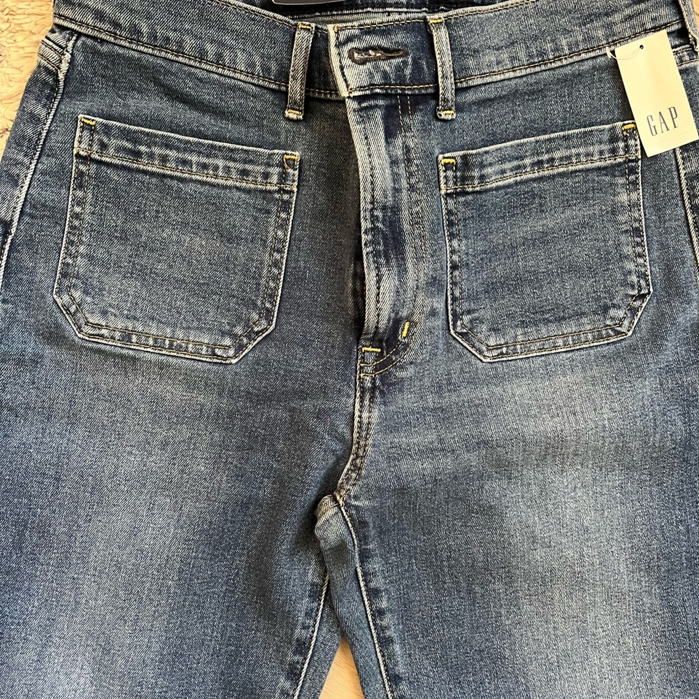 GAP flare high rise jean in 28/6 petite - Picture 5 of 6